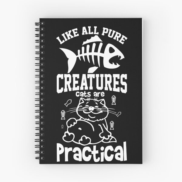 Item preview, : Like All Pure Creature Cats are Practical  designed and sold by RokomariFabric.