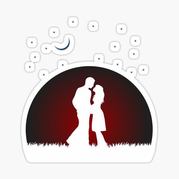 Lovely Couple Stickers Redbubble