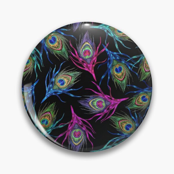 Item preview, Colorful Peacock Feather Seamless Pattern, Peacock Feather Pattern, Peacock Feather Vector Pattern designed and sold by graphic-genie.