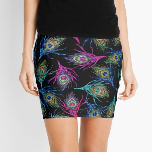 Feather on sale pattern skirt