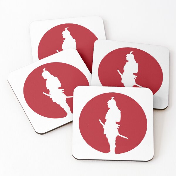 Item preview, Samurai Red Sun Silhouette (on white) designed and sold by STUDIO-72.