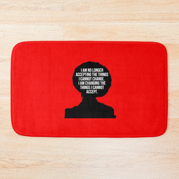Item preview, Angela Davis Change Quote designed and sold by RevolutionInPaint.