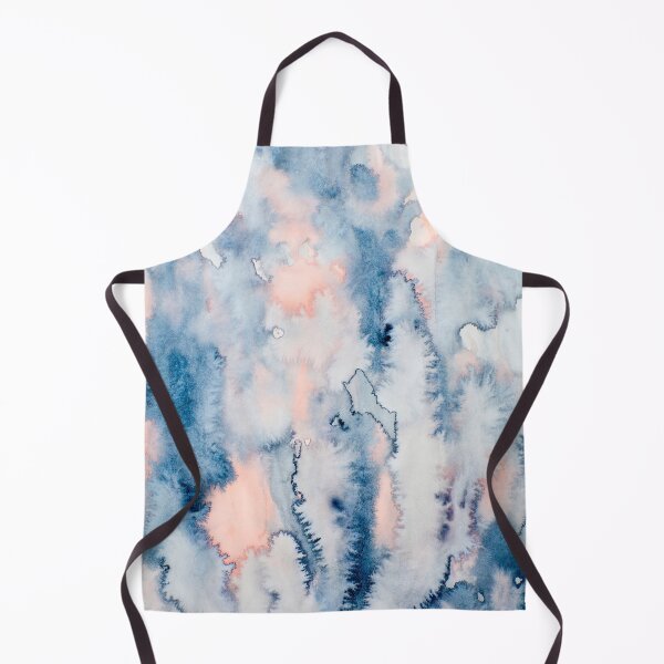 Item preview, Watercolor wash Mixture of Blue and pink splotches designed and sold by Gainor Andrews.