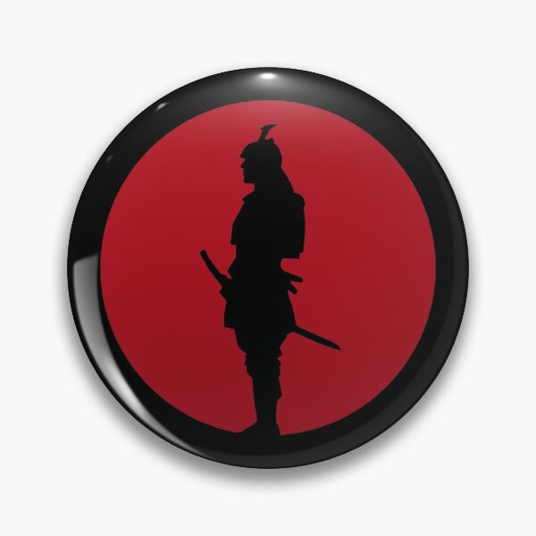 Item preview, Samurai Red Sun Silhouette (on black) designed and sold by STUDIO-72.