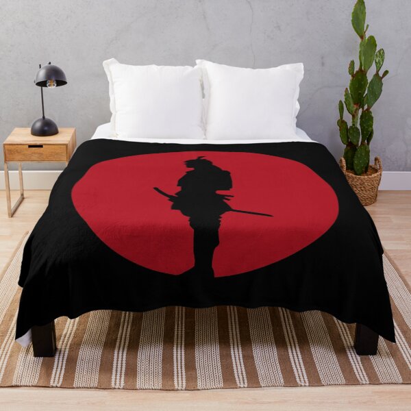Item preview, Samurai Red Sun Silhouette (on black) designed and sold by STUDIO-72.