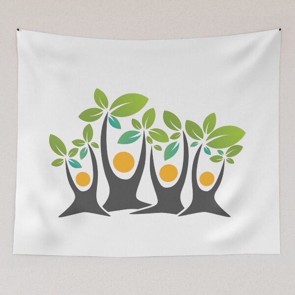 Item preview, jungle Family tree with leaves and branches - protect trees designed and sold by oprone.