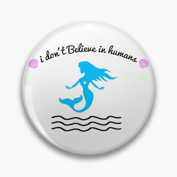 Item preview, I Don't Believe In Humans cute sea mermaid designed and sold by joy4shirt.