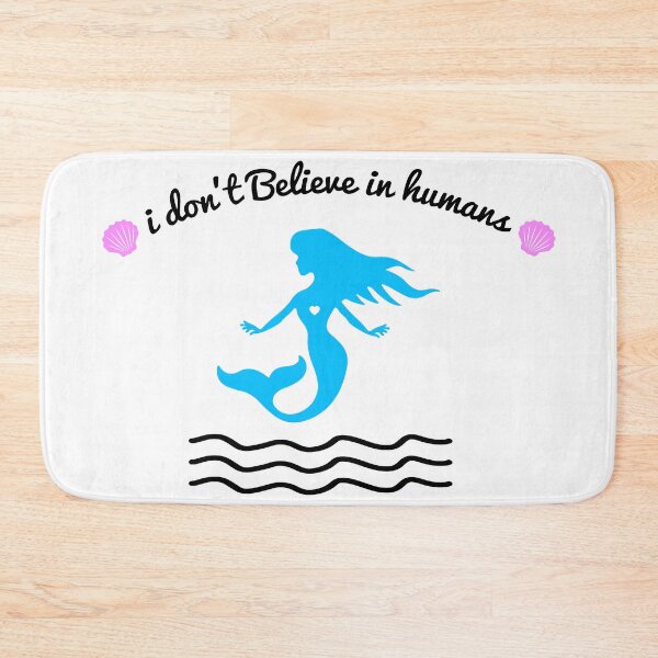 Item preview, I Don't Believe In Humans cute sea mermaid  designed and sold by joy4shirt.