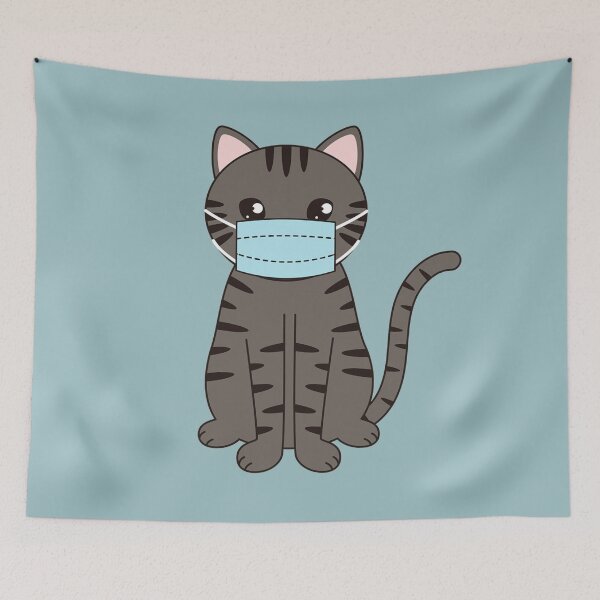 Item preview, Cat with Mask designed and sold by Jujuzinha21.