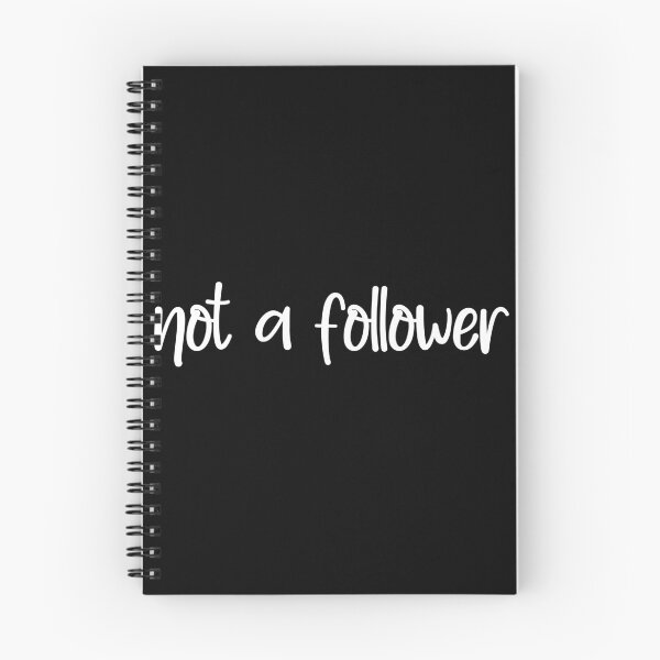 Item preview, Not a follower funny saying design designed and sold by Tanuja  Sharma.