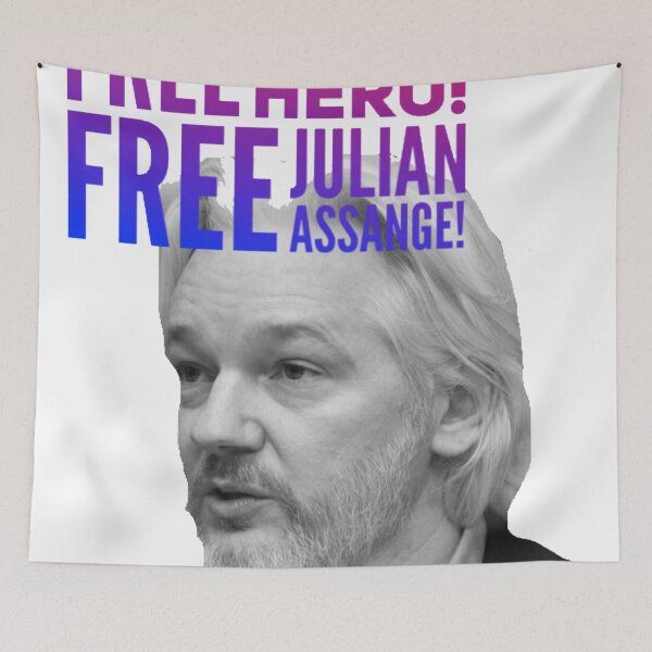 Item preview, Free Speech Hero! Free Julian Assange! designed and sold by Samthenet.
