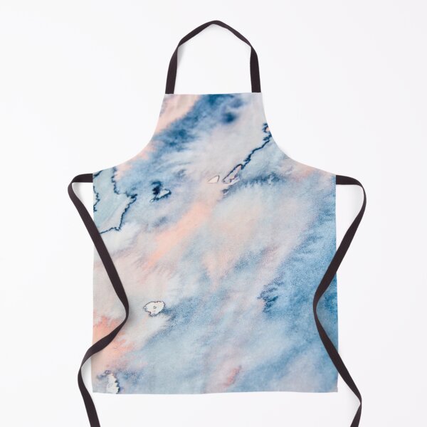 Item preview, Watercolor wash Mixture of Blue and pink flow designed and sold by Gainor Andrews.