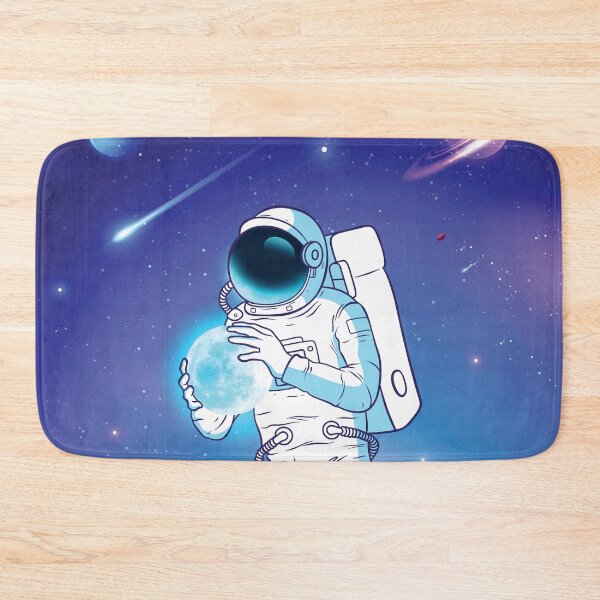 Item preview, Astronaut in Space Holding the moon designed and sold by MA DESIGNS.