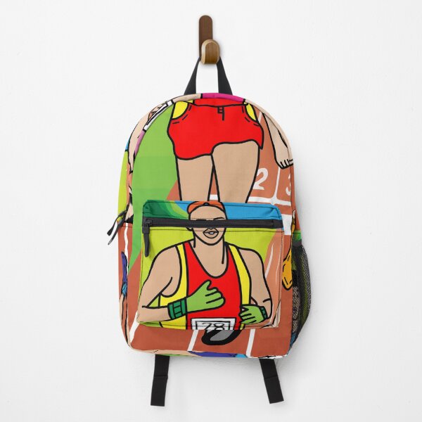 Item preview, Jogging Marathon Runners And Train designed and sold by flofin.
