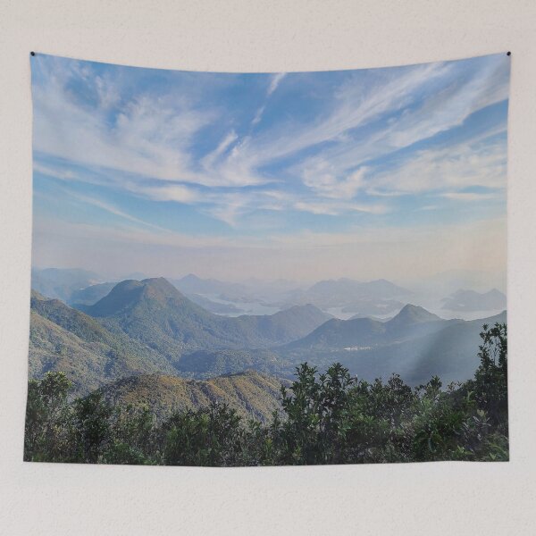 Item preview, Cloudy Sky over Green Lush Islands designed and sold by Sarcasome.