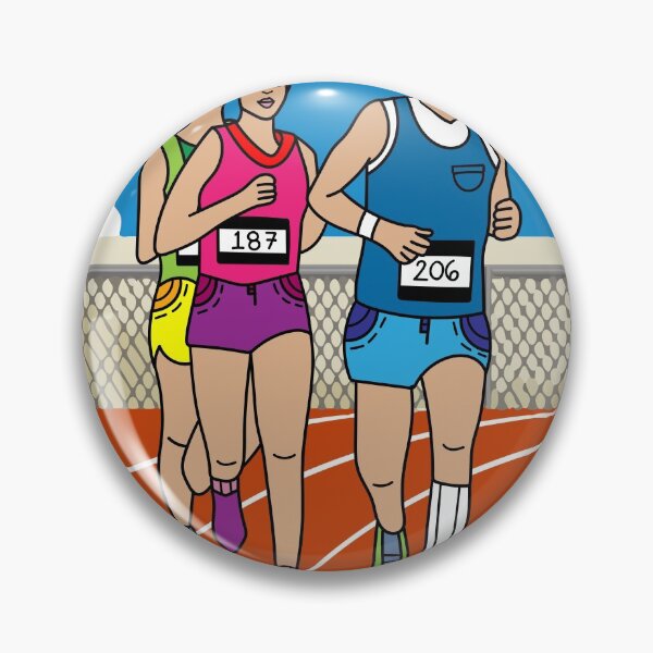 Item preview, Jogging Marathon Runners And Train designed and sold by flofin.
