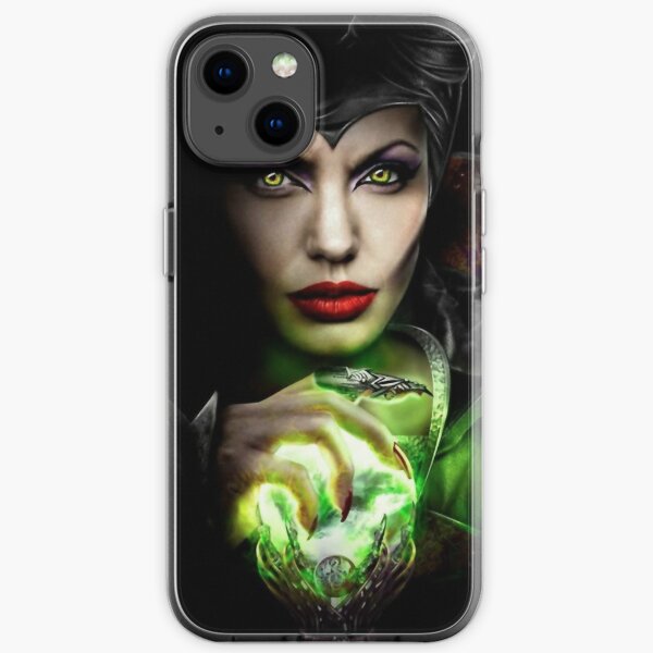 فودكس Coques iPhone sur le thème Angelina Jolie | Redbubble coque iphone 7 Maleficent With Flower
