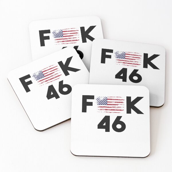 Item preview, Fuck 46 - Fuck Biden America Flag designed and sold by Heddar Badreddine.
