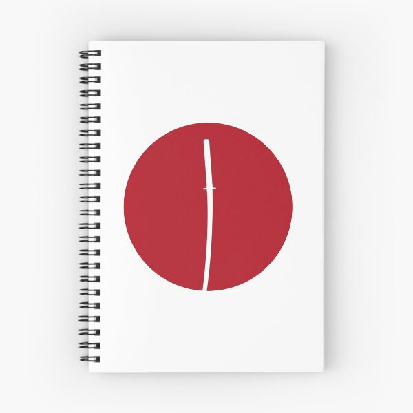Item preview, Katana / Samurai Sword Red Sun Silhouette (on white) designed and sold by STUDIO-72.