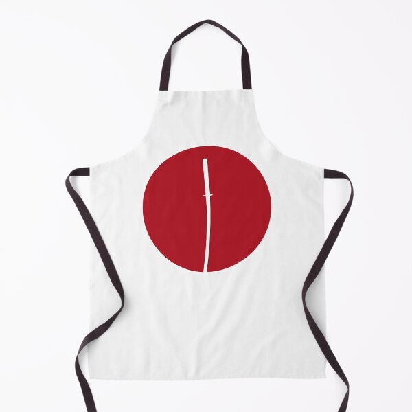 Item preview, Katana / Samurai Sword Red Sun Silhouette (on white) designed and sold by STUDIO-72.