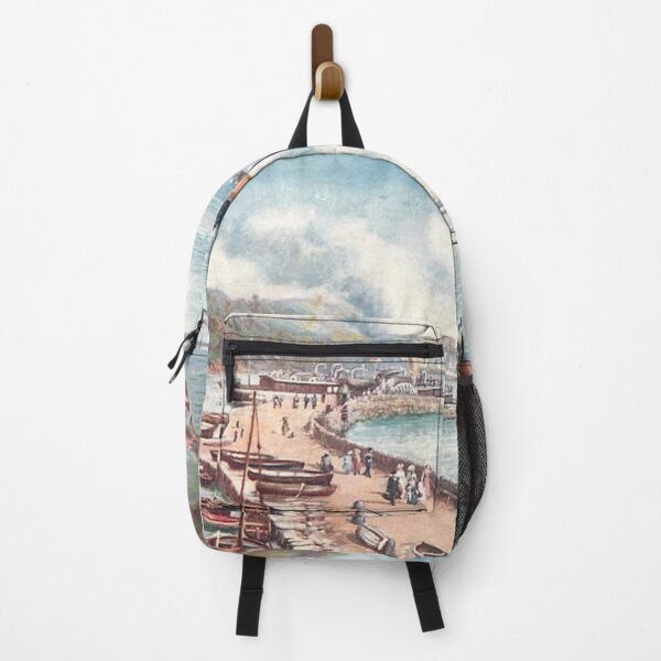 Item preview, Vintage Illustration of Stone Pier, Aberdour designed and sold by yourscotland.