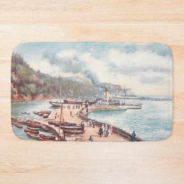 Item preview, Vintage Illustration of Stone Pier, Aberdour designed and sold by yourscotland.
