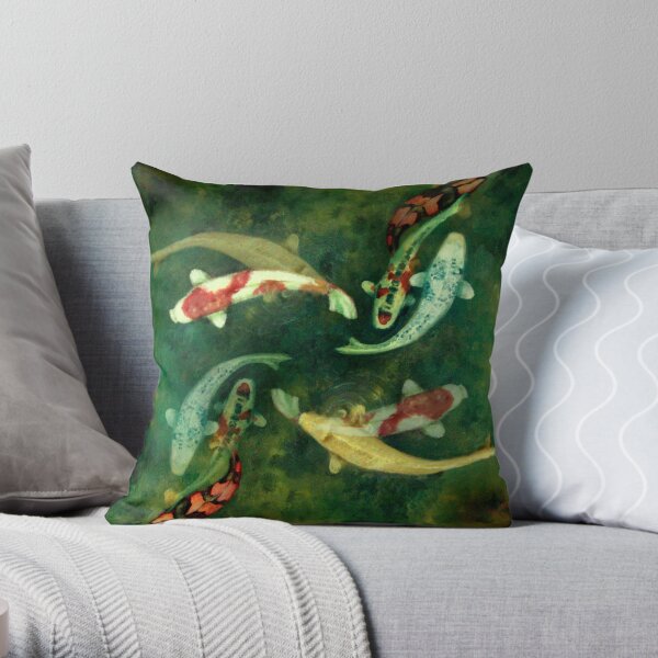 Koi Pond Mirror Coussin