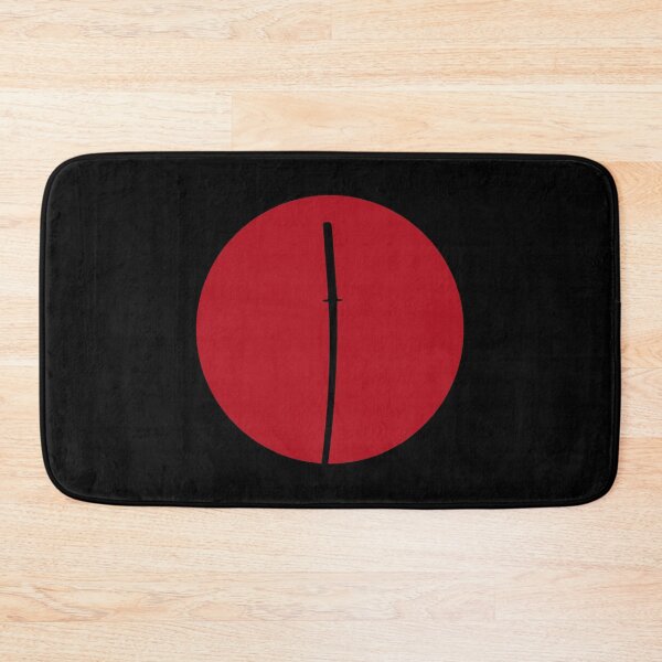 Item preview, Katana / Samurai Sword Red Sun Silhouette (on black) designed and sold by STUDIO-72.