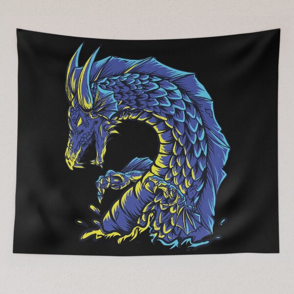 Item preview, Mythological Fire Breathing Fairytale Dragon Serpent designed and sold by ozunu.