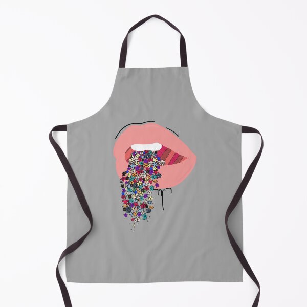 Item preview, Aesthetic mouth and flower art retro designed and sold by XLesserPandaX.