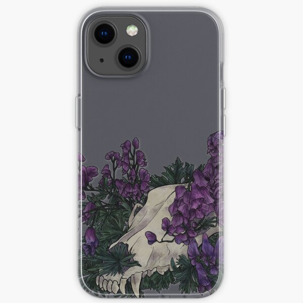 Aconite Skull iPhone Soft Case