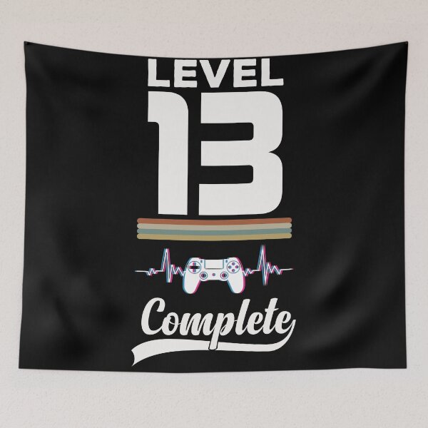 Item preview, Level 13 Complete - Born in 2008 Gaming - 13rd Birthday Anniversary Video Game Father's Day Christmas Present designed and sold by ALITOPRINCE.