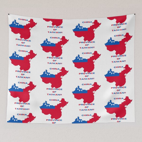 Item preview, China - Province of Taiwan Patriotic Flag Design designed and sold by TheHappyK.