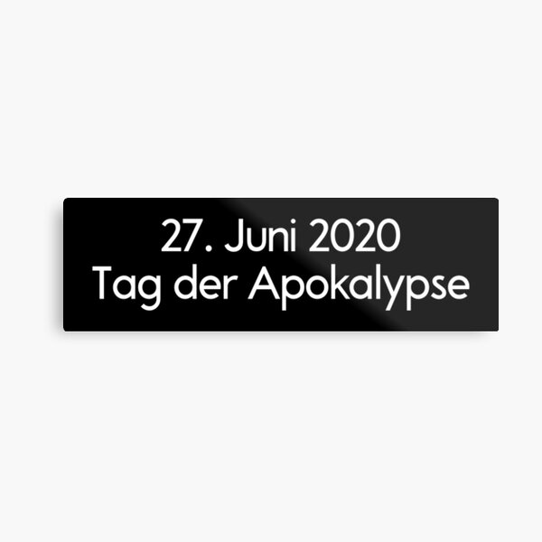 Artikel-Vorschau von 27. Juni 2020 Tag der Apokalypse, designt und verkauft von chococaramels.