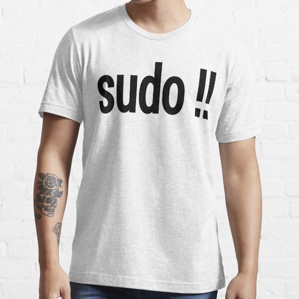 Item preview, sudo !! - Run the last command as superuser designed and sold by ramiro.