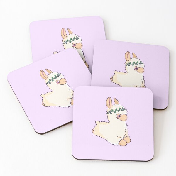 Item preview, Cute Alpaca with a green tiara designed and sold by Shalu  Elysian.