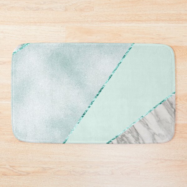 Item preview, Cool ocean turquoise with grey marble designed and sold by marbleco.