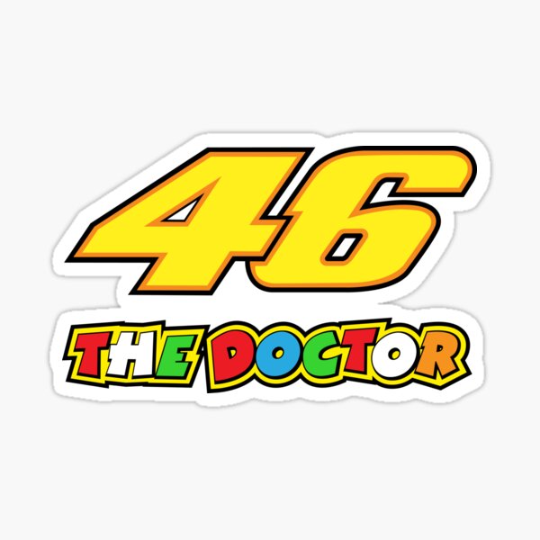 Valentino Rossi Number 46 The Doctor Sticker