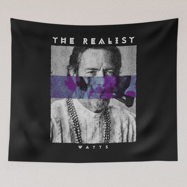 Item preview, Alan Watts The Realist Spiritual Mystic designed and sold by Mystikos Art.