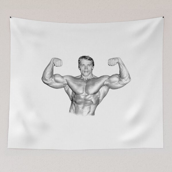 Item preview, ARNOLD SCHWARZENEGGER DOUBLE BICEPS POSE ► ICONIC // BODYBUILDING // WORKOUT designed and sold by MORE-THE-BRAND.