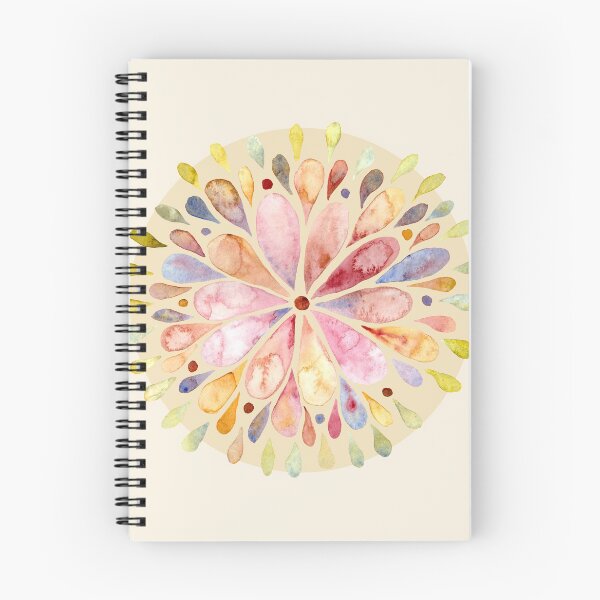 Item preview, Simple pastel mandala design on off-white background designed and sold by Amalzaki.
