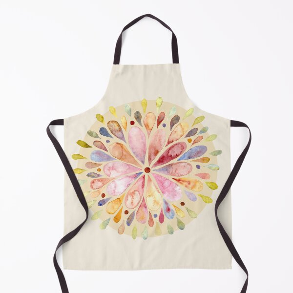 Item preview, Simple pastel mandala design on off-white background designed and sold by Amalzaki.