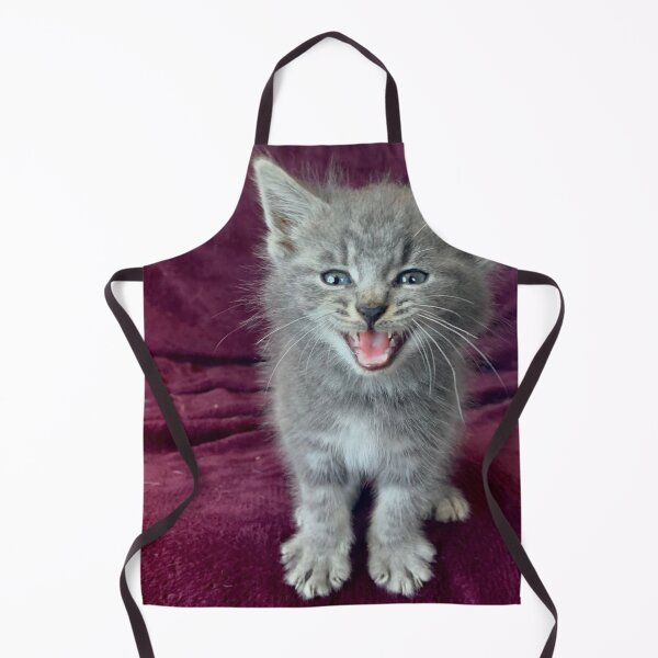 Item preview, Cute grey kitten fierce designed and sold by Jpsmyth.