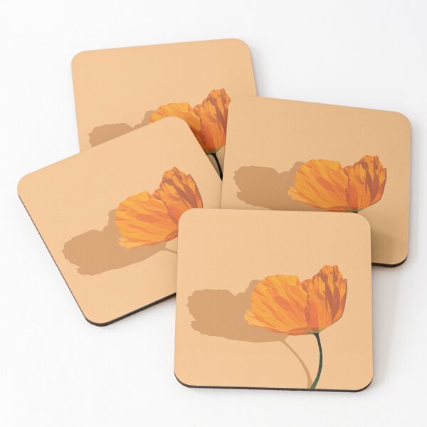 Item preview, Low Poly Orange Poppy designed and sold by ErinFCampbell.