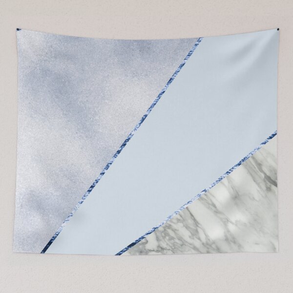 Item preview, Elegant navy with grey marble designed and sold by marbleco.