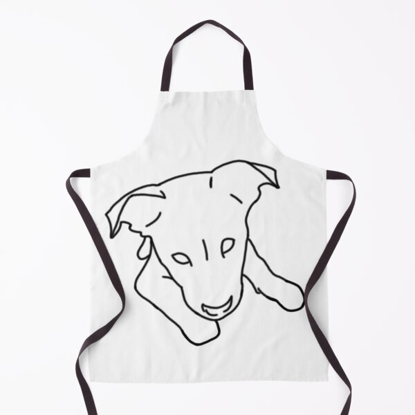 Item preview, Puppy line drawing designed and sold by Beckz-stickers.