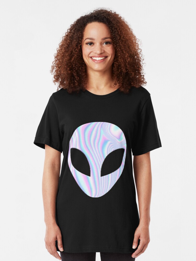 holographic alien shirt