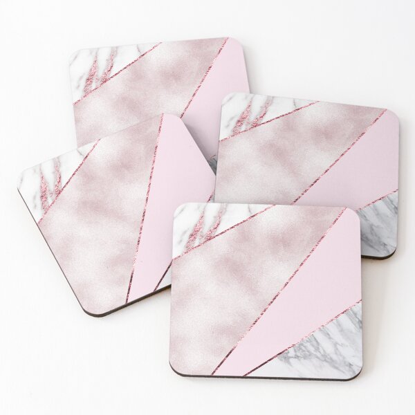 Item preview, Deep rose gold with grey marble designed and sold by marbleco.