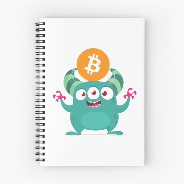 Item preview, Crypto Monster Animation Bitcoin Digging Cute Mood designed and sold by DaniVi.