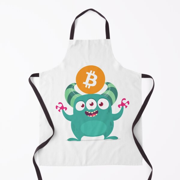 Item preview, Crypto Monster Animation Bitcoin Digging Cute Mood designed and sold by DaniVi.